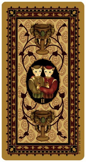 US Games Systems: Medieval Cat Tarot kortos - HOBI.LT 🇱🇹