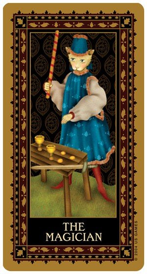 US Games Systems: Medieval Cat Tarot kortos - HOBI.LT 🇱🇹
