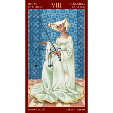 Lo Scarabeo: Medieval Tarot Kortos - HOBI.LT 🇱🇹