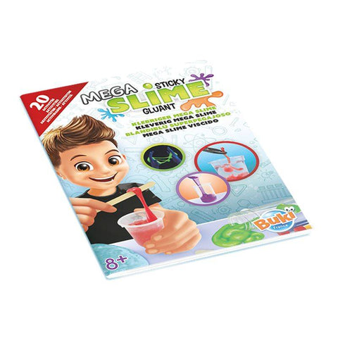 Mega glitėsių (slime) fabrikas – 20 eksperimentų rinkinys vaikams 8+