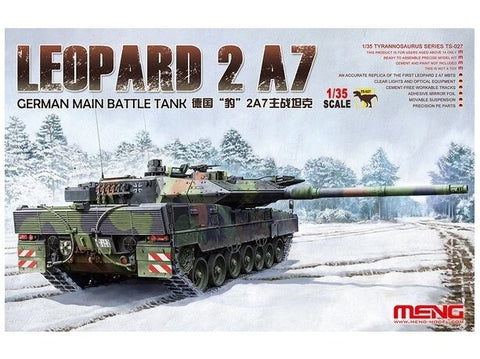 Meng Leopard 2 A7 plastikinis tanko modelis 1/35