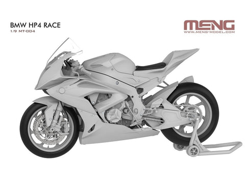 BMW HP4 Race 1/9 plastikinis surenkamas motociklo modelis Meng