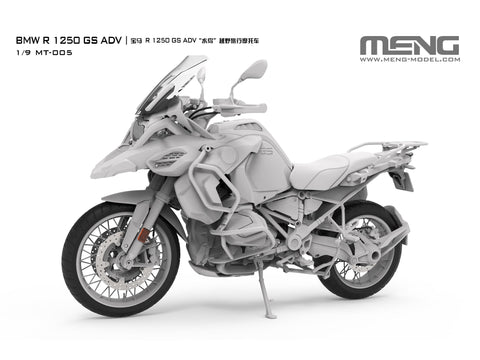 Meng BMW R 1250 GS ADV 1/9 plastikinis surenkamas motociklo modelis