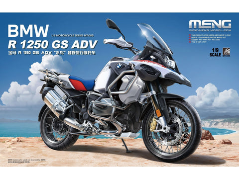 Meng BMW R 1250 GS ADV 1/9 plastikinis surenkamas motociklo modelis