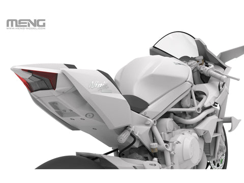 Kawasaki Ninja H2R 2018 surenkamas motociklo modelis Meng 1/9 MT-011