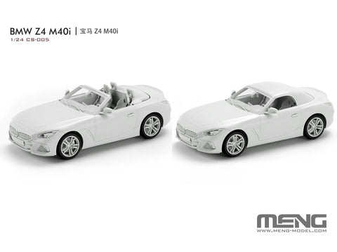 Meng BMW Z4 M40i 1/24 surenkamas plastikinis modelis CS-005