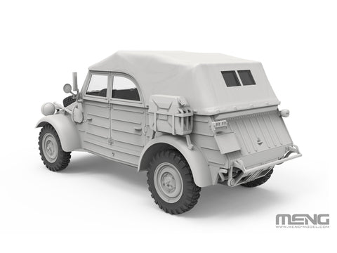 1:35 Volkswagen Kübelwagen Type 82 vokiečių karinis modelis (Rytų frontas)