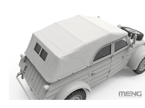 1:35 Volkswagen Kübelwagen Type 82 vokiečių karinis modelis (Rytų frontas)