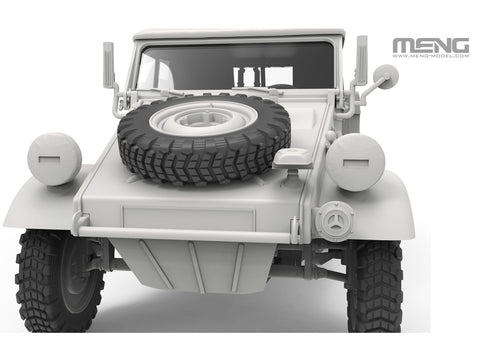 1:35 Volkswagen Kübelwagen Type 82 vokiečių karinis modelis (Rytų frontas)