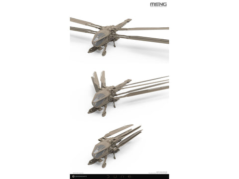 Dune Atreidų ornitopteris 1/72 plastikinis modelis – Meng DS-007
