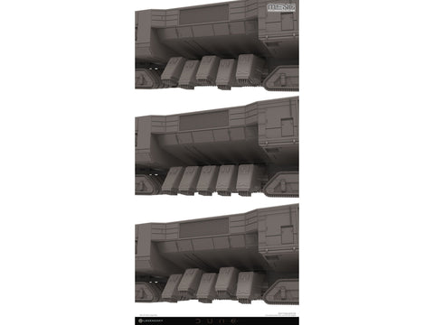 Meng Dune prieskonių kombainas, plastikinis modelis 200×133 mm SS-020