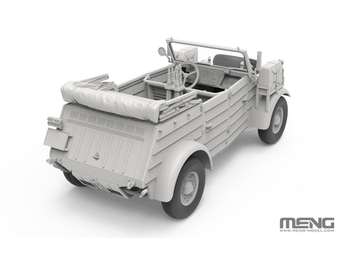 Meng VW Type 82 Kübelwagen Šiaurės Afrika 1/35 modelio rinkinys VS-015