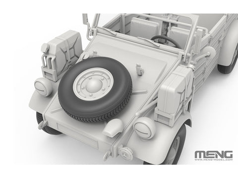 Meng VW Type 82 Kübelwagen Šiaurės Afrika 1/35 modelio rinkinys VS-015