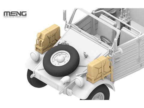 Meng VW Type 82 Kübelwagen Šiaurės Afrika 1/35 modelio rinkinys VS-015