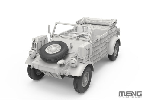Meng VW Type 82 Kübelwagen Šiaurės Afrika 1/35 modelio rinkinys VS-015