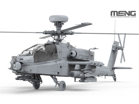 Boeing AH-64D Apache Longbow sraigtasparnio modelis 1/35 (Meng QS-004)