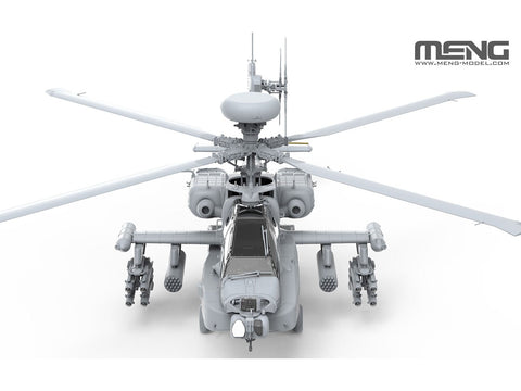 Boeing AH-64D Apache Longbow sraigtasparnio modelis 1/35 (Meng QS-004)