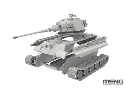 Vokiečių sunkusis tankas King Tiger 1/72, plastikinis modelis