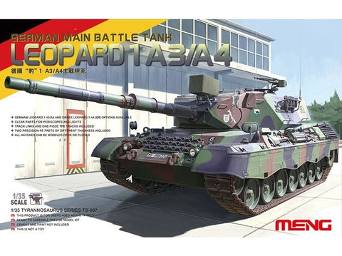 Meng Leopard 1 A3/A4 1/35 plastikinis tanko modelis (TS-007)