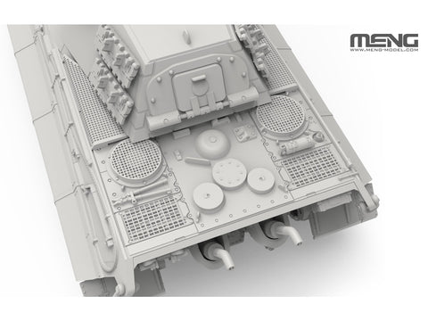 Meng vokiškas sunkus tankas King Tiger Porsche, 1/72 plastikinis