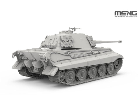 Meng vokiškas sunkus tankas King Tiger Porsche, 1/72 plastikinis