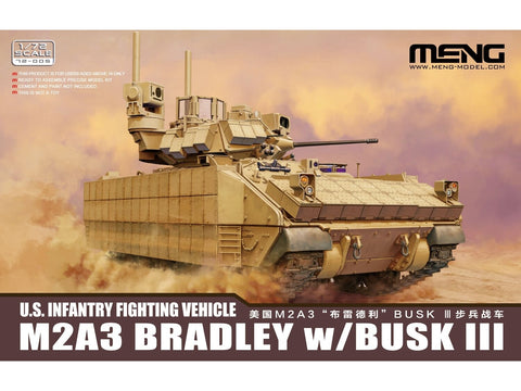 Meng M2A3 Bradley BUSK III 1/72 plastikinis surenkamas modelis 72-005
