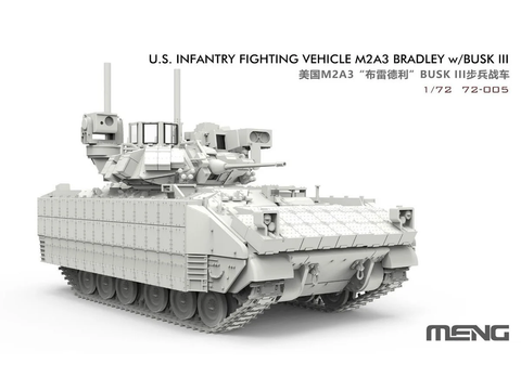 Meng M2A3 Bradley BUSK III 1/72 plastikinis surenkamas modelis 72-005