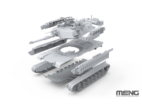 Meng plastikinis tankas M1A2 Abrams TUSK II, 1/72 mastelis
