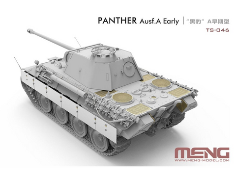 Meng vokiečių tankas Panther Ausf. A Early 1/35 plastikinis modelis