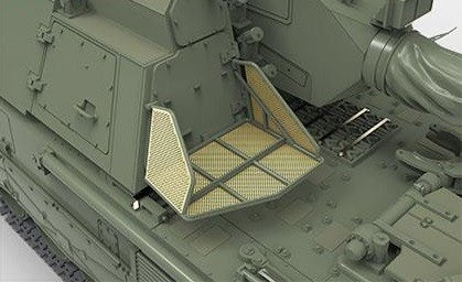 Meng vokiška savaeigė haubica PzH 2000, 1/35 plastikinis modelis