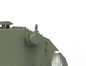 Meng vokiška savaeigė haubica PzH 2000, 1/35 plastikinis modelis
