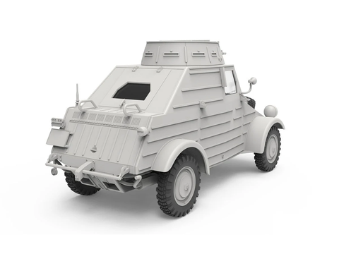 Meng Volkswagen Kübelwagen K1 Type 823 1/35 surenkamas modelis