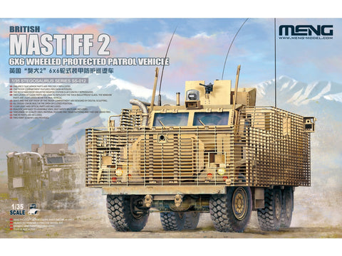 MENG Mastiff 2 6x6 (Cougar MRAP) 1/35 plastikinis modelio rinkinys SS-012