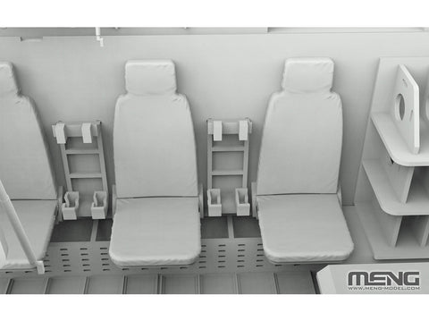 MENG Mastiff 2 6x6 (Cougar MRAP) 1/35 plastikinis modelio rinkinys SS-012