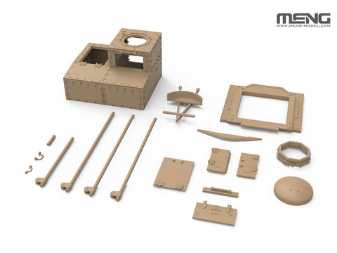 Meng SS-021 Prancūzų Renault FT-17 TSF radijo tankas, 1/35