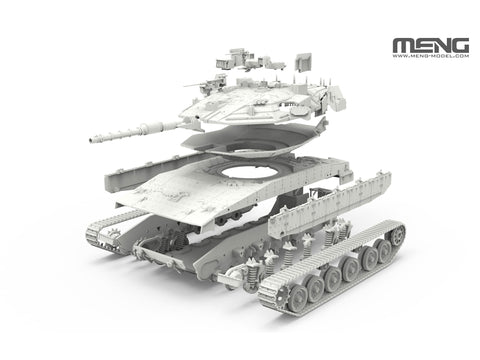 Meng tankas Merkava Mk.4M su Trophy APS 1/72 plastikinis rinkinys