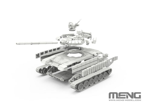 Meng T-72B3M rusų pagrindinis kovos tankas 1/72 surenkamas modelis