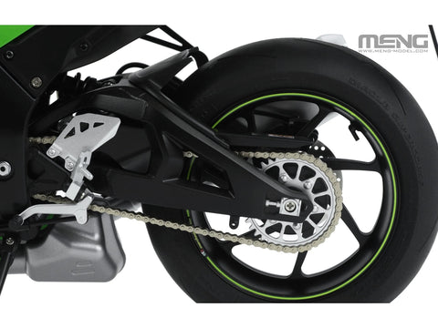 Meng Kawasaki Ninja ZX-10RR spalvotas motociklo modelis 1/9 MT-008S