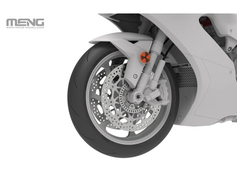 Kawasaki Ninja ZX-10RR plastikinis motociklo modelis 1/9, surenkamas