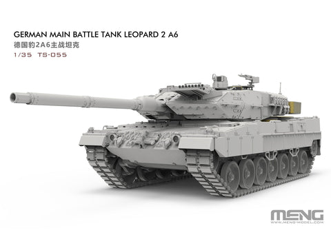 Meng Leopard 2A6 tanko modelis 1/35, plastikinis surenkamas rinkinys TS-055