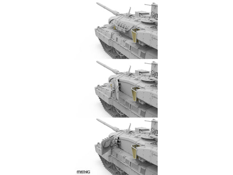 Meng Leopard 2 A8 vokiečių tankas 1/35 plastikinis modelis