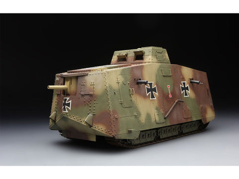 Meng Vokiečių tankas A7V (Krupp) 1/35 plastikinis modelis TS-017