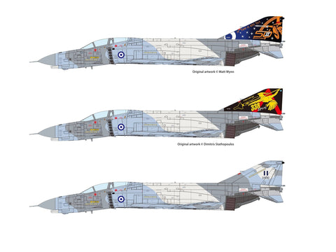 McDonnell Douglas F-4E Phantom II HAF lėktuvo modelis 1/48