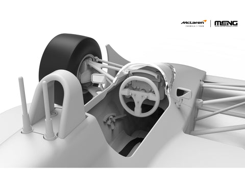 McLaren MP4/4 1988 F1 bolidas, plastikinis modelis 1/24
