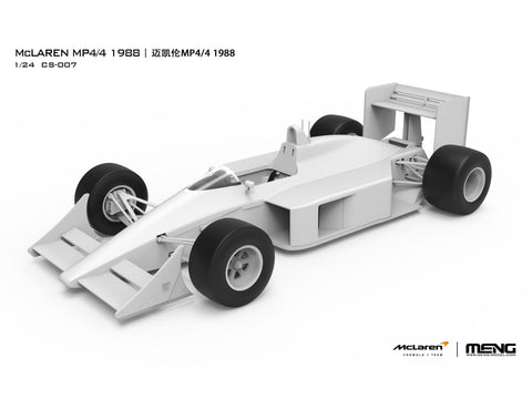 McLaren MP4/4 1988 F1 bolidas, plastikinis modelis 1/24