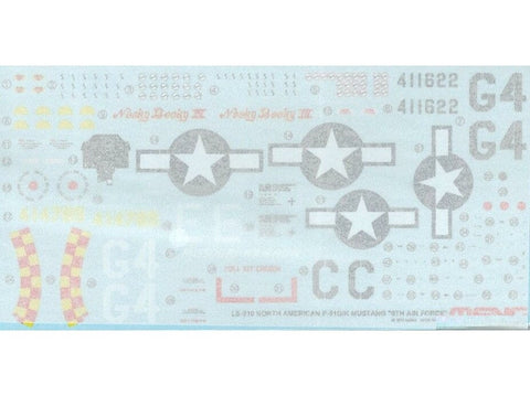 Meng P-51D/K Mustang, 8-oji oro armija, 1/48 surenkamas modelis