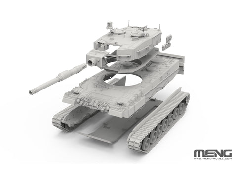 Leopard 2 A4 vokiško tanko plastikinis modelis 1/72 Meng