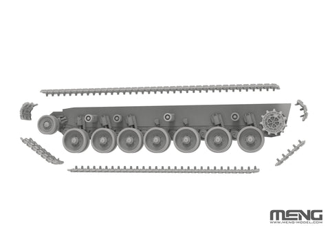 Leopard 2 A4 vokiško tanko plastikinis modelis 1/72 Meng