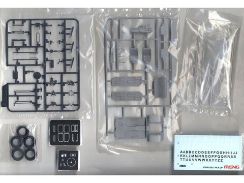 Meng 1/35 pikapas su ZPU-1 – surenkamas plastikinis modelis VS-001