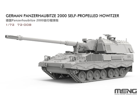 Meng Panzerhaubitze 2000 1/72 – savaeigės haubicos plastikinis modelis